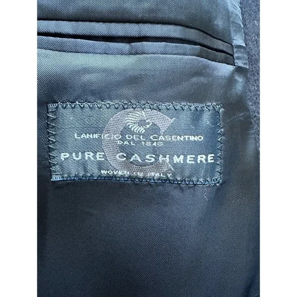 Today'sMan Pure Cashmere Blazer Made In Italy R44 Inch Deep Navy - Picture 14 of 16